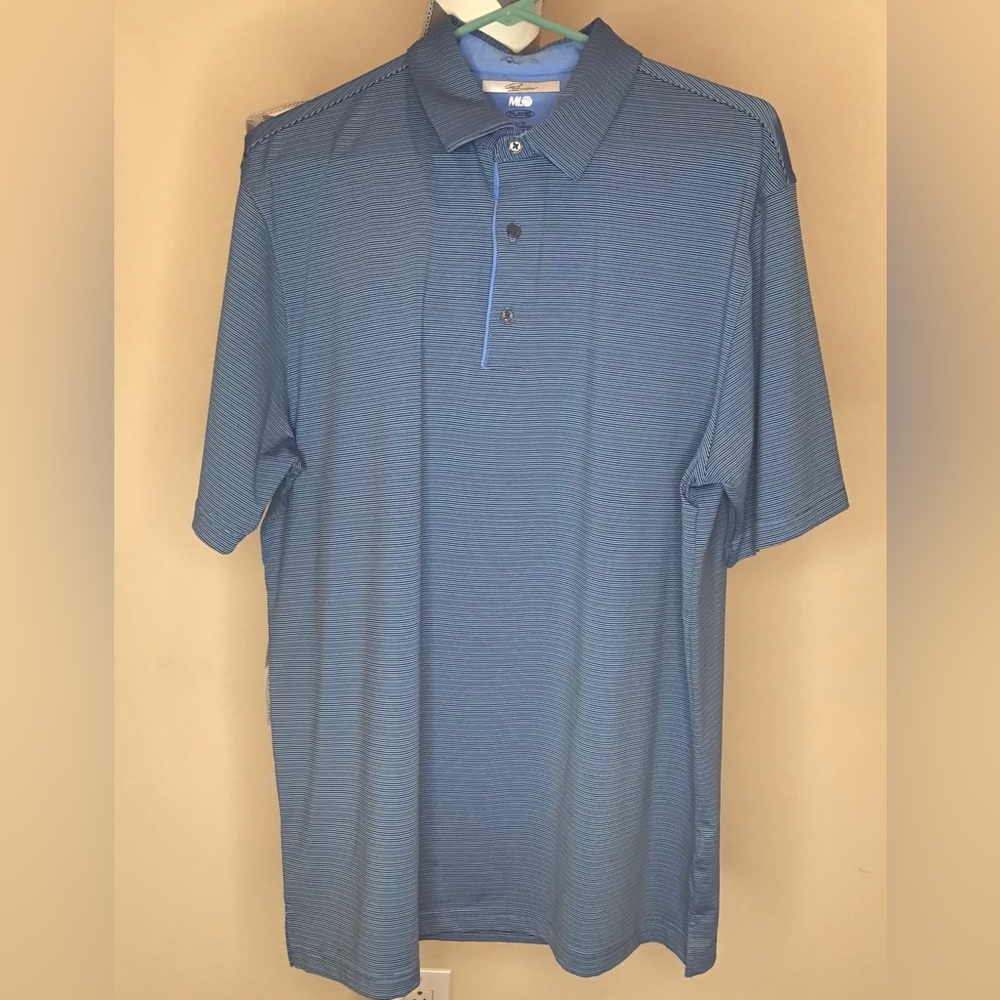Greg Norman Men's Golf Polo Large